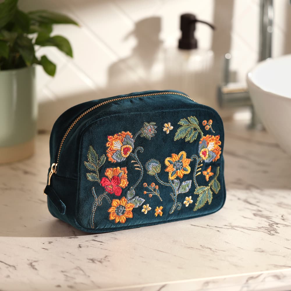 The Botanical Garden Cosmetic Case by Elizabeth Scarlett