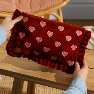 The Velvet Heart Pouch by Elizabeth Scarlett | Letterbox Gifts