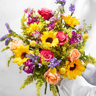 Handgebundener Blumenstrauß